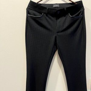 Black Houndstooth Pattern Pant